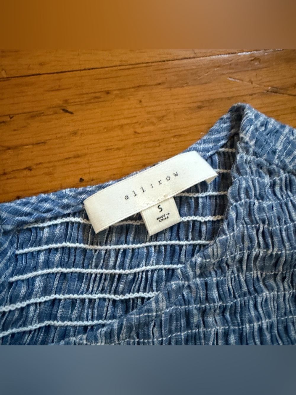 All Row Mandy Smocked Midi Dress - Picture 5 of 7